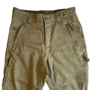 Orage Ski Snow Men's Cargo Pants size Medium Olive Green Camo Color EUC